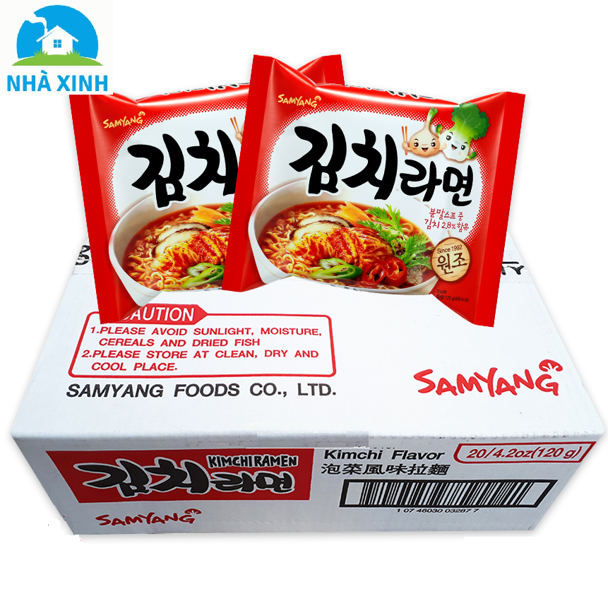 Combo 5 gói Mì Kim chi Samyang Hàn Quốc 120g