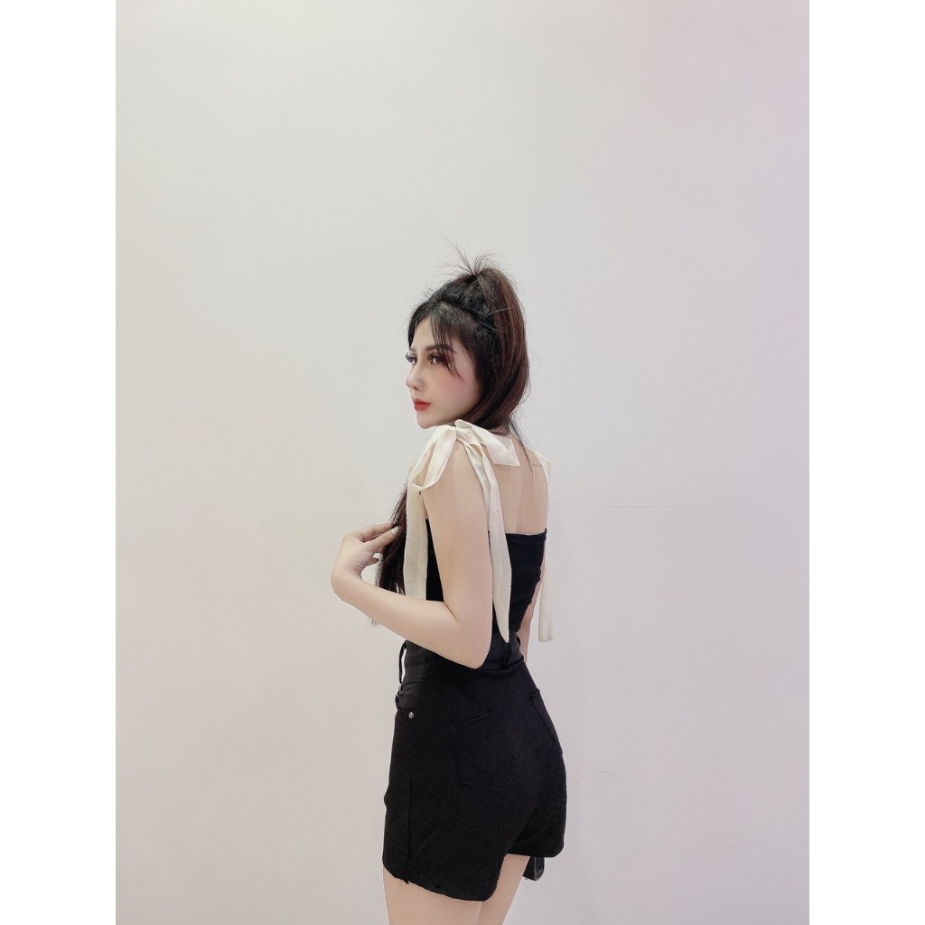 Quần Short Đùi Nữ Cạp Cao 2 Cúc Trên Rốn