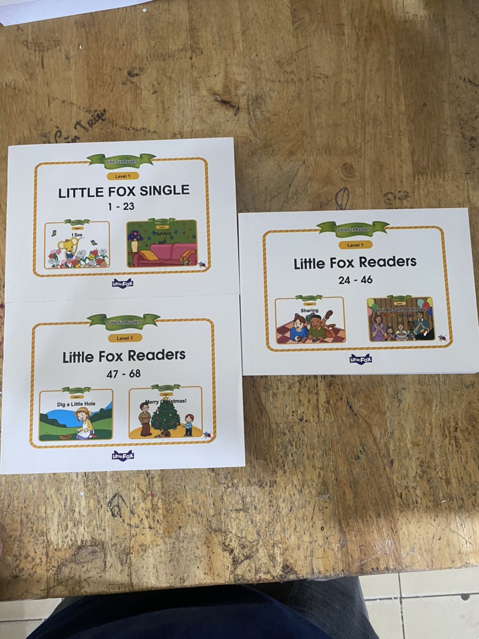 little fox readers lever 1 single (Tặng video file nghe)