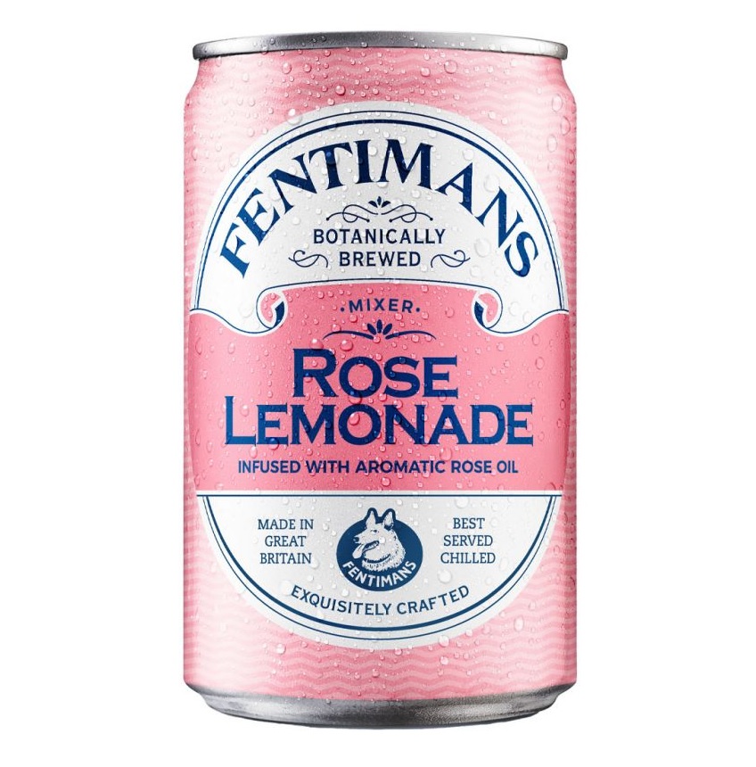 Lốc 6 Lon Nước Thảo Mộc Có Ga Vị Hoa Hồng Fentimans Rose Lemonade Tonic