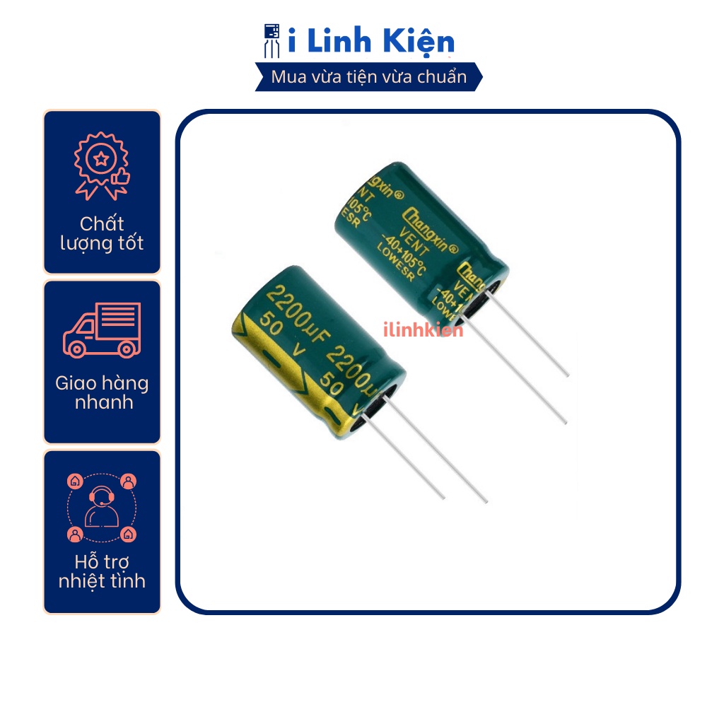 Tụ hóa 16v 220uf-10000uf tần số cao