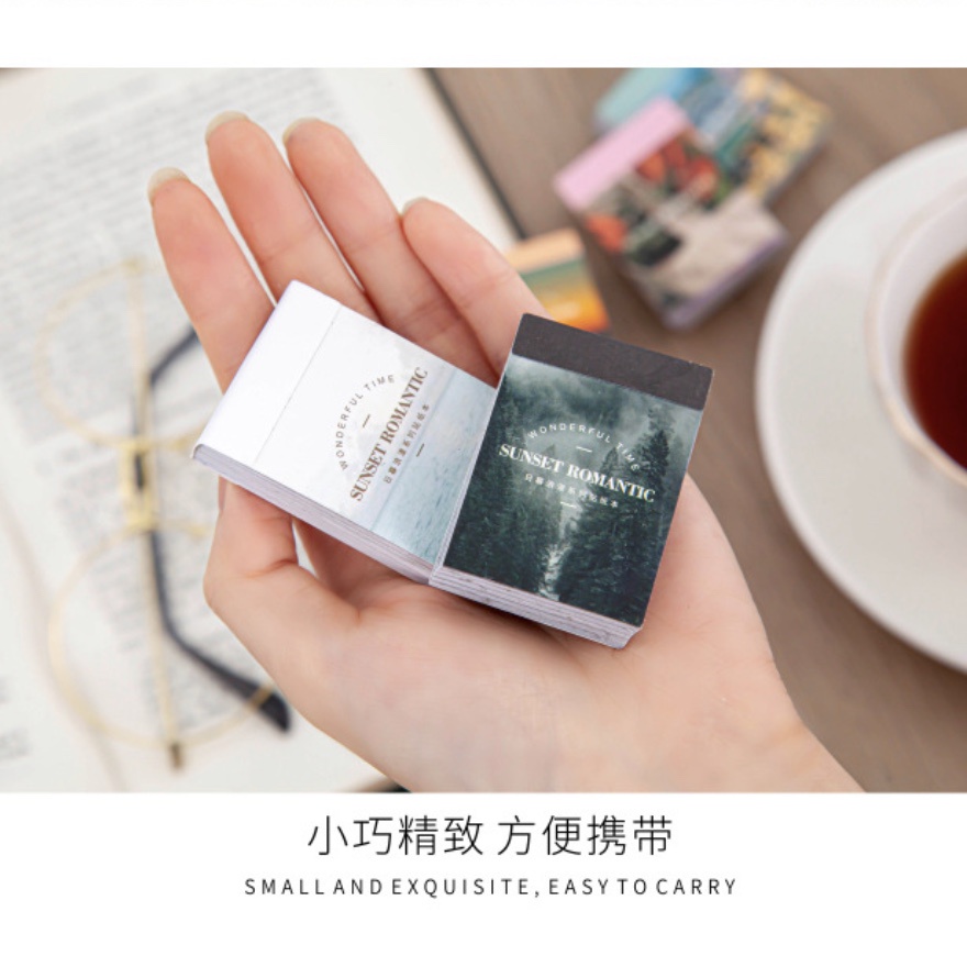 Cuốn 50 sticker ảnh trang trí sổ