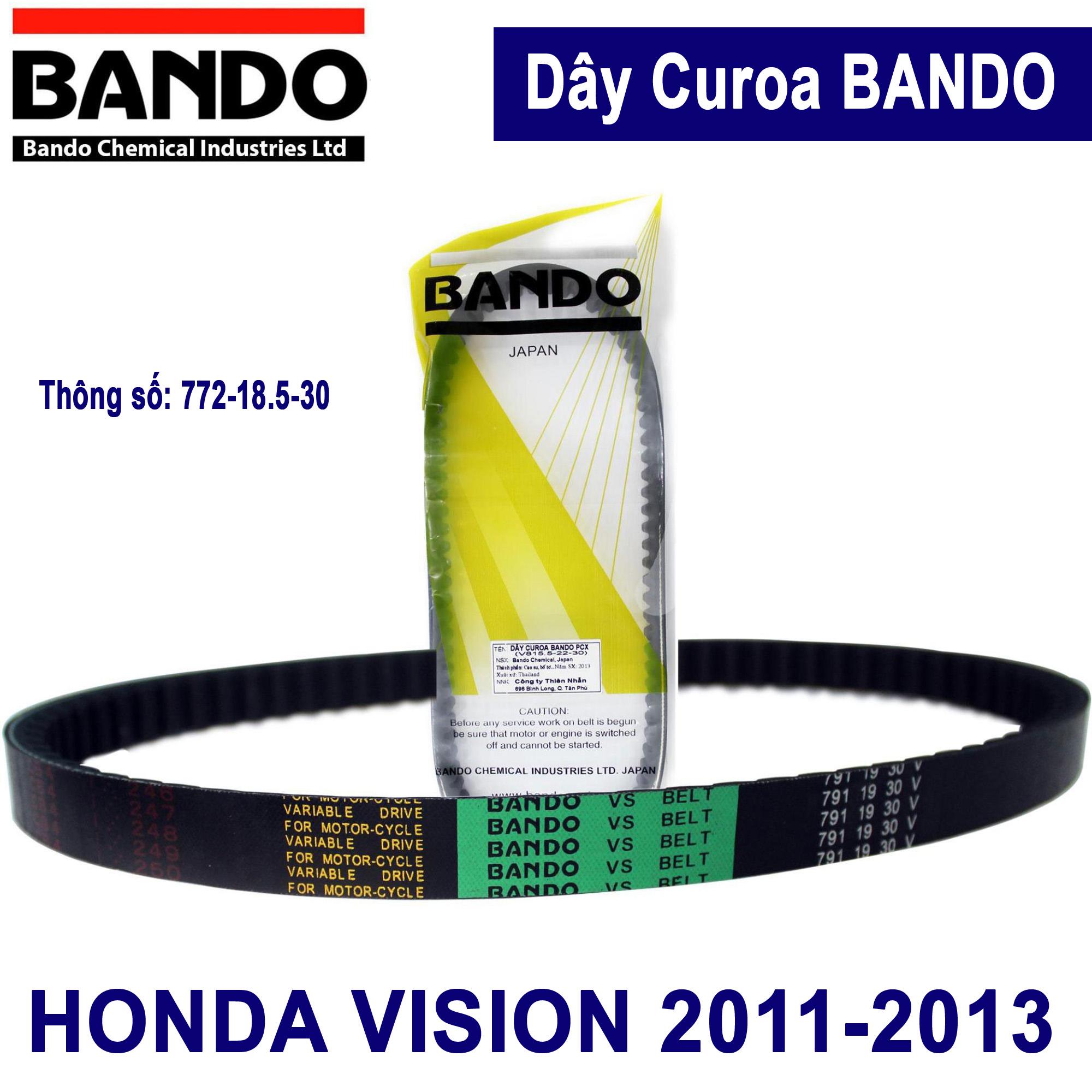 Dây curoa HONDA VISION (2011-2014) - BANDO THÁI LAN
