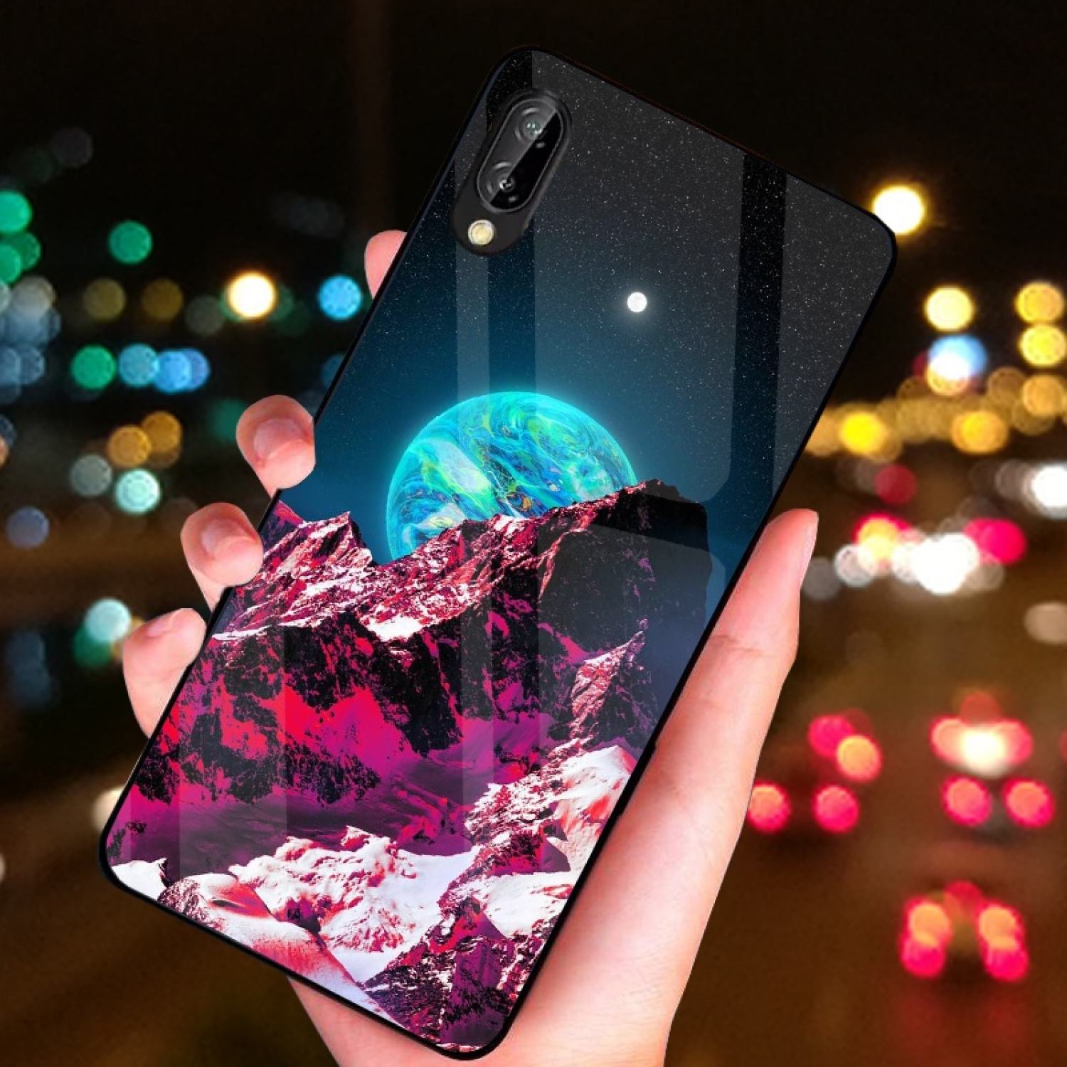Ốp lưng vivo v11, v11 pro, y97 mặt kính cường lực sáng bóng, cao cấp