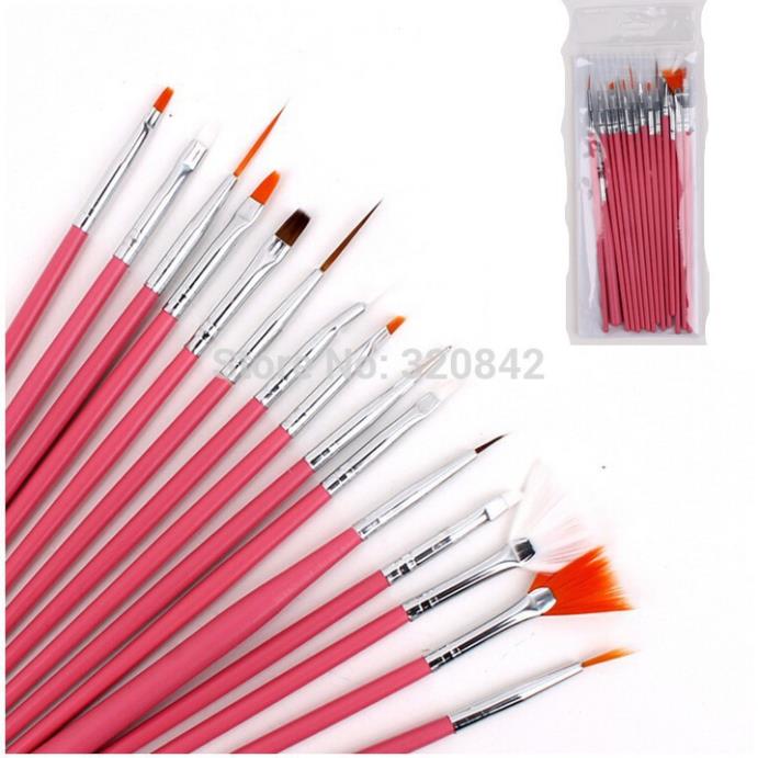 Sét cọ 15 cây chuyên dùng để vẽ nail