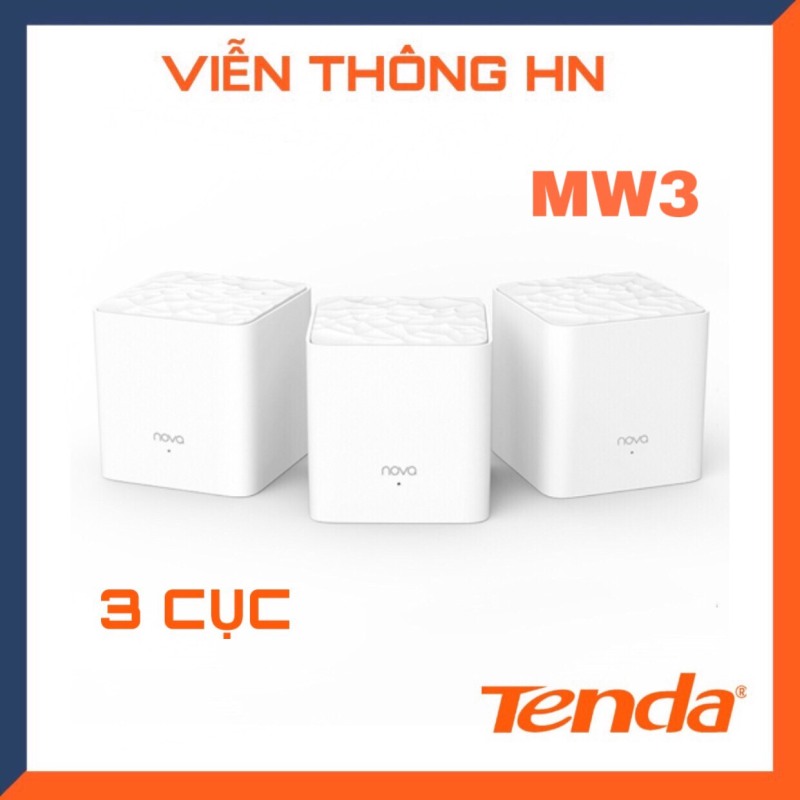 Bảng giá Tenda hệ thống wifi nova mesh cho gia đình mw3 chuẩn AC 1200Mbps 3 cục Phong Vũ