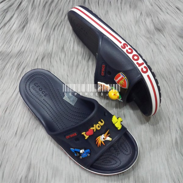 Dép Quai Ngang Croos Baya Nam Nữ Tặng Kèm Jibbitz 2D, Dép Crocs Quai Ngang Nhiều Màu, Dép Lê Nam Nữ - Nhà Cá Sấu.