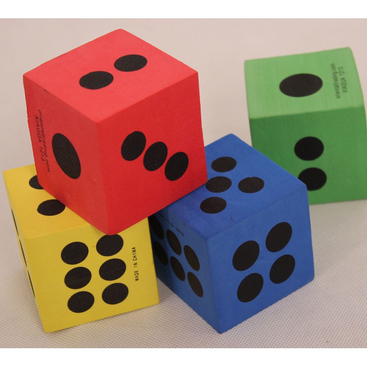 Xúc Xắc Xốp To 6,3cm