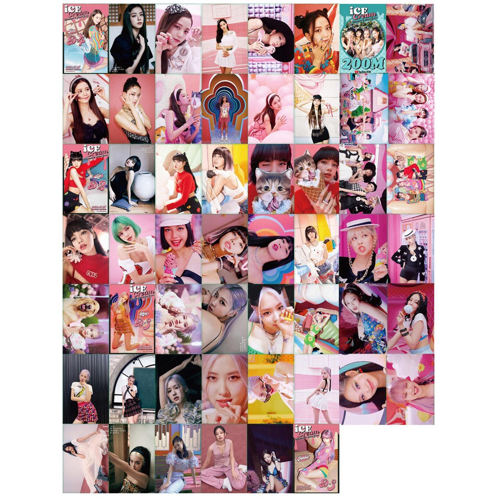 Hộp ảnh Lomo card Blackpink thẻ ảnh 30 tấm Blackpink