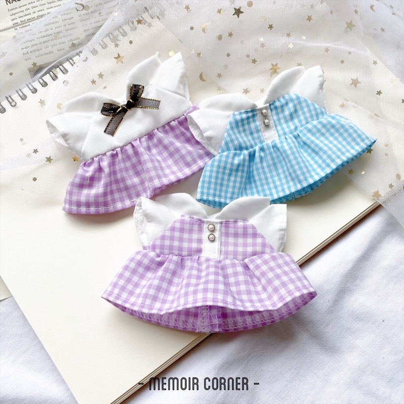 Outfit Doll 15cm & 20cm - Gingham
