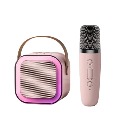 Loa Karaoke Mini Có Micro Bộ Micro Âm Thanh KTV Tại Nhà
