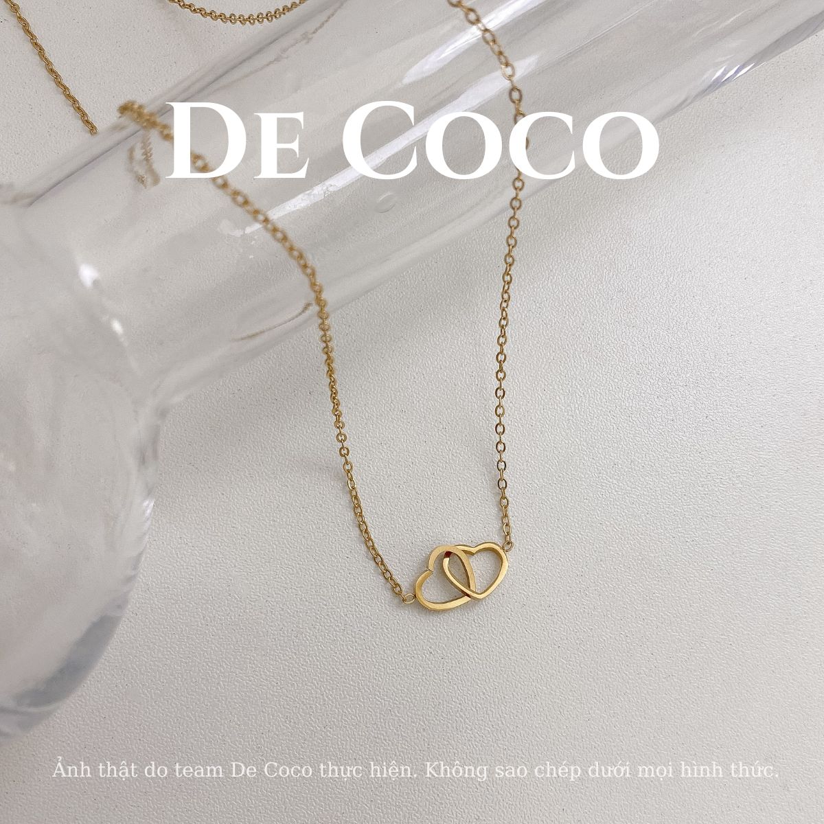 [KHÔNG ĐEN GỈ] Vòng cổ trái tim Saranghae De Coco