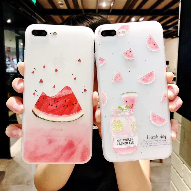 Ốp điện thoại siêu rẻ Siêu khuyễn mãi Ốp Lưng Silicon Dưa Hấu