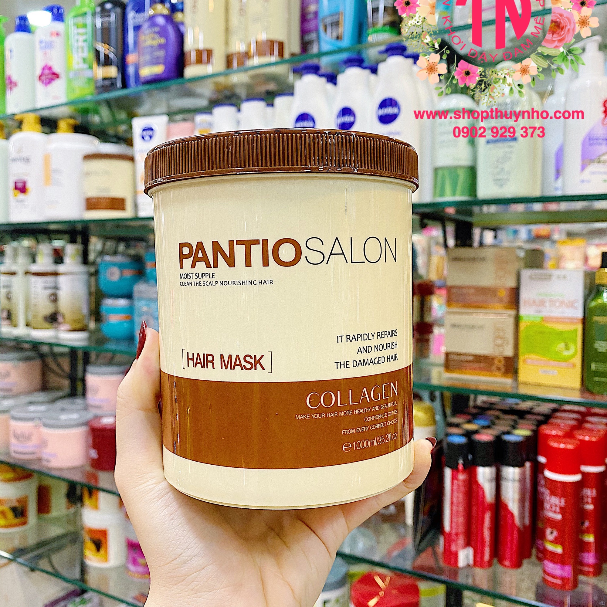Dầu hấp tóc Pantio Sailon - 1000ml