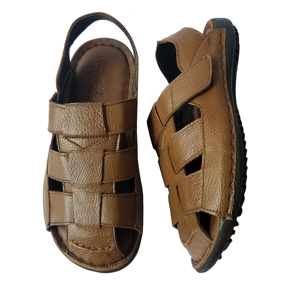 Giày Sandal Nam Bít Mũi Da Bò Thật BIGGBEN SDB111