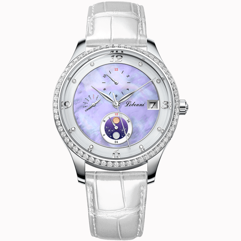 Đồng hồ nữ chính hãng LOBINNI L2063-6 Chính hãng, Fullbox, Bảo hành dài hạn, Kính sapphire chống xước, Chống nước, Mới 100%
