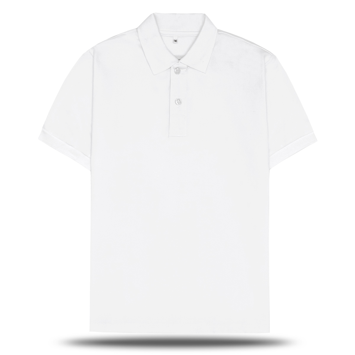 Áo Thun Nam Cổ Bẻ Pigofashion Ab19 (Trắng)