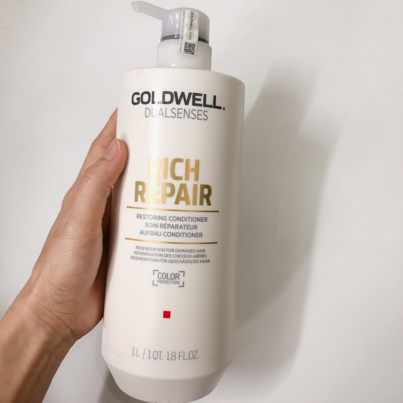 Dầu xả phục hồi tóc siêu mượt Goldwell Rich Repair Dualsense Conditioner 1000ml nhập khẩu
