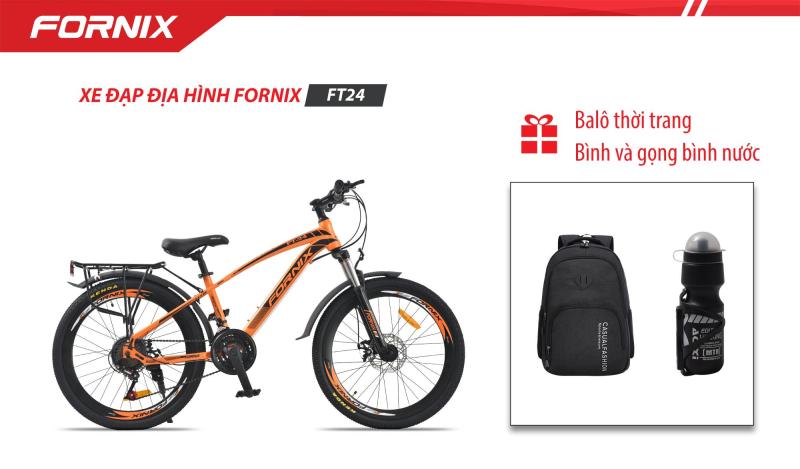 Mua XE ĐẠP ĐỊA HÌNH FORNIX FT24+ (Gift) Balo, Bình và gọng bình