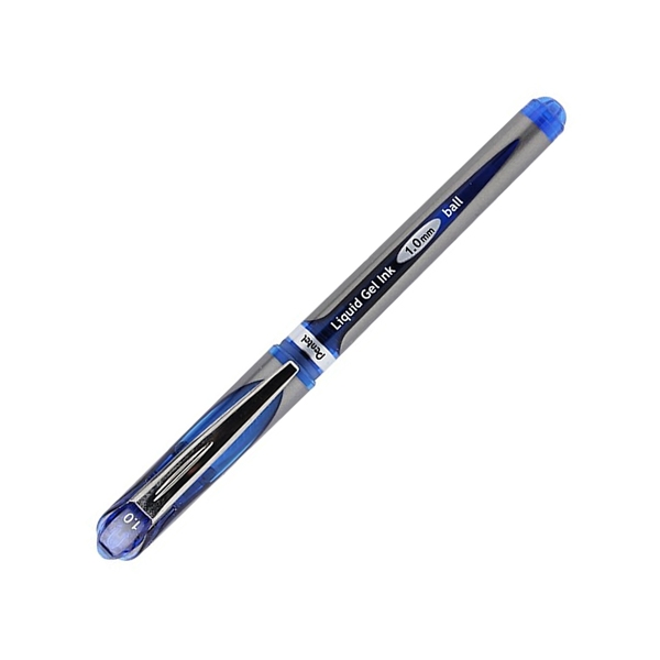 Bút bi nước bấm 1mm pentel - mực xanh
