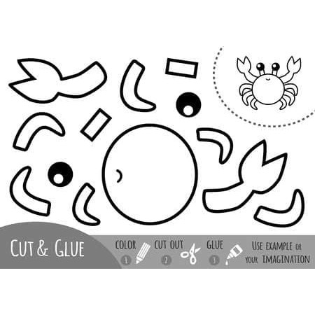 Giấy tô màu và cắt dán - Mẫu 3