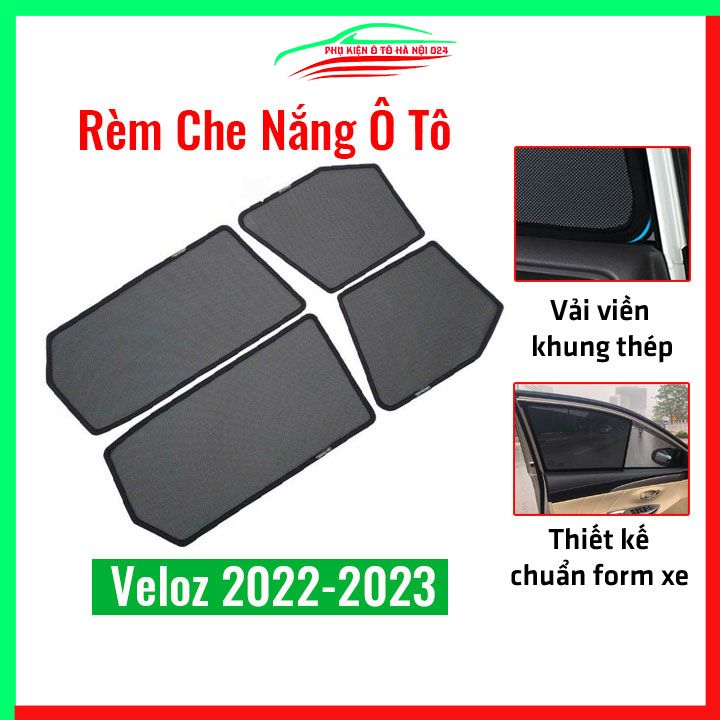Bộ rèm che nắng ô tô nam châm theo xe Toyota Veloz 2022-2023 chắn nắng tốt