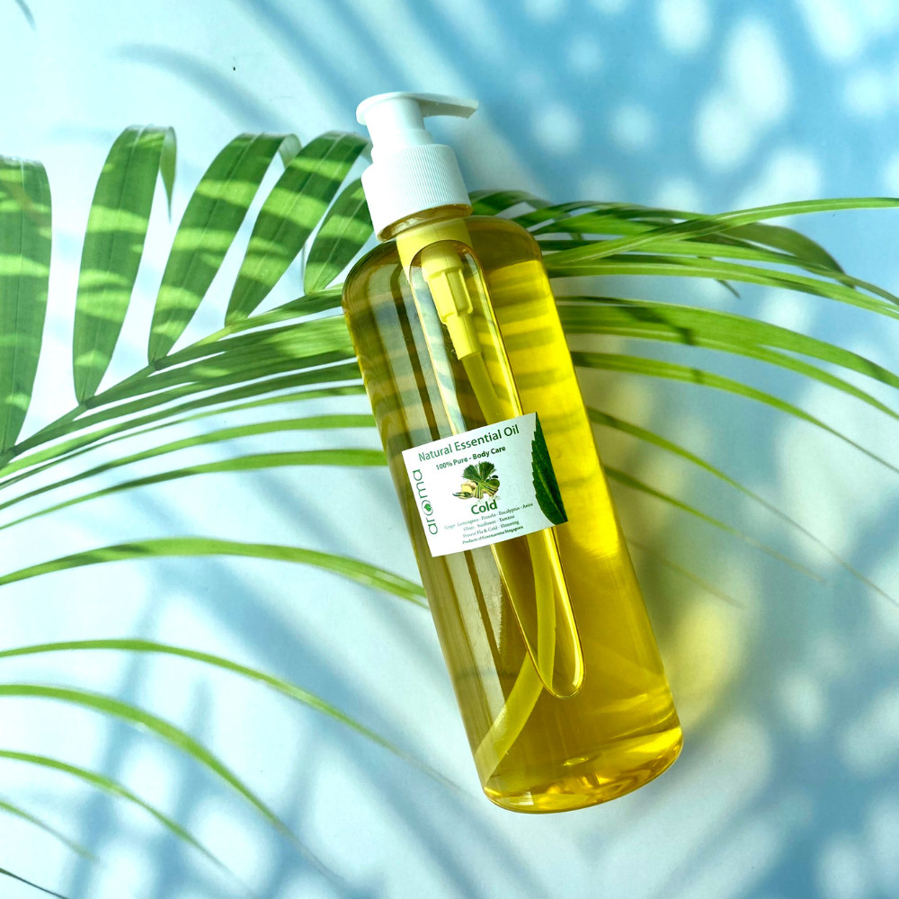 Dầu massage body Aroma Sả chanh Gừng thiên nhiên 500ml