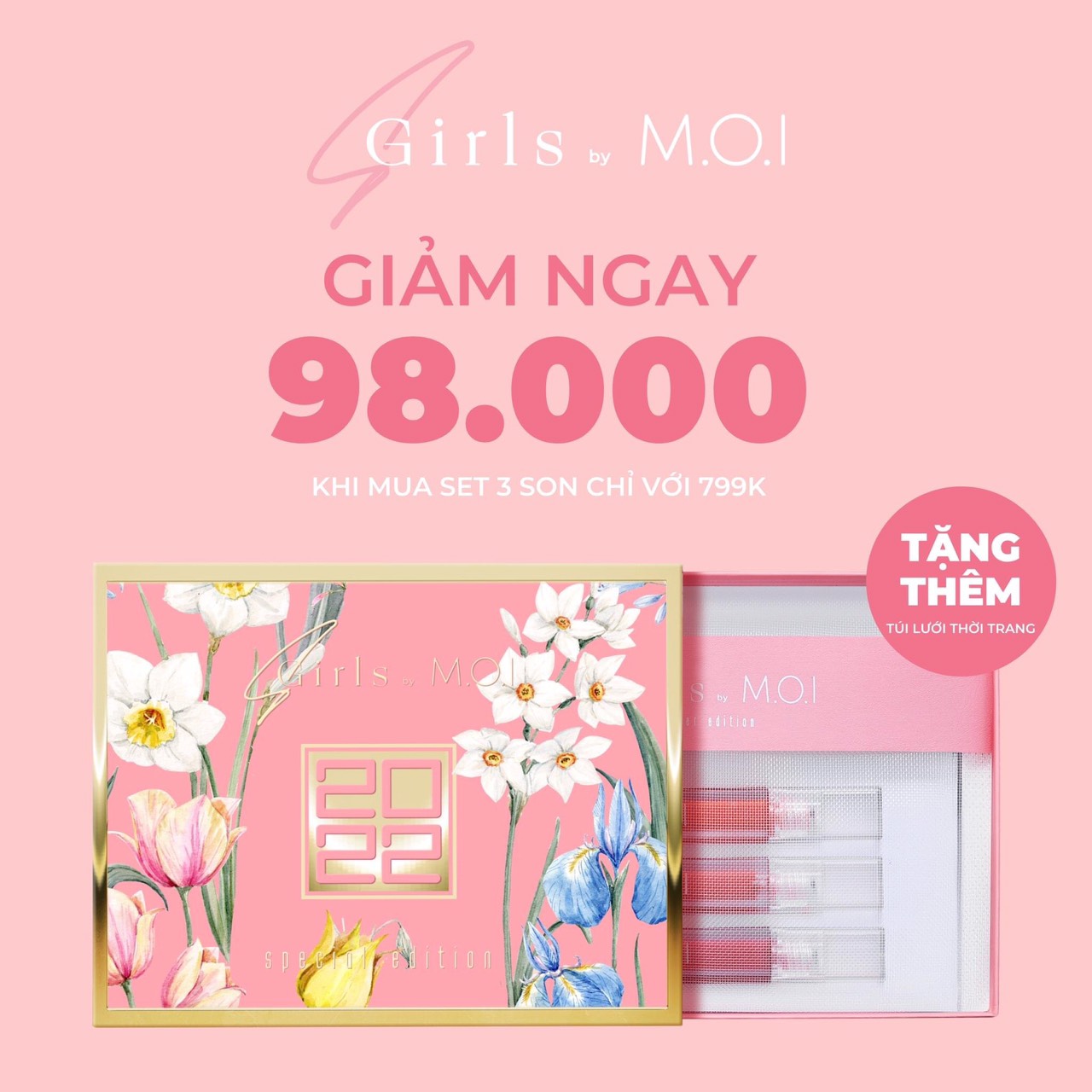 [Freeship + tặng quà] Son Kem Lì Sgirls Summer MOI Chất Son Nhung Lụa Đặc Biệt (Mới nhất 2021)