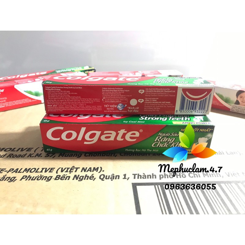 Kem đánh răng Col gate 45g (1 thùng 144 hộp)