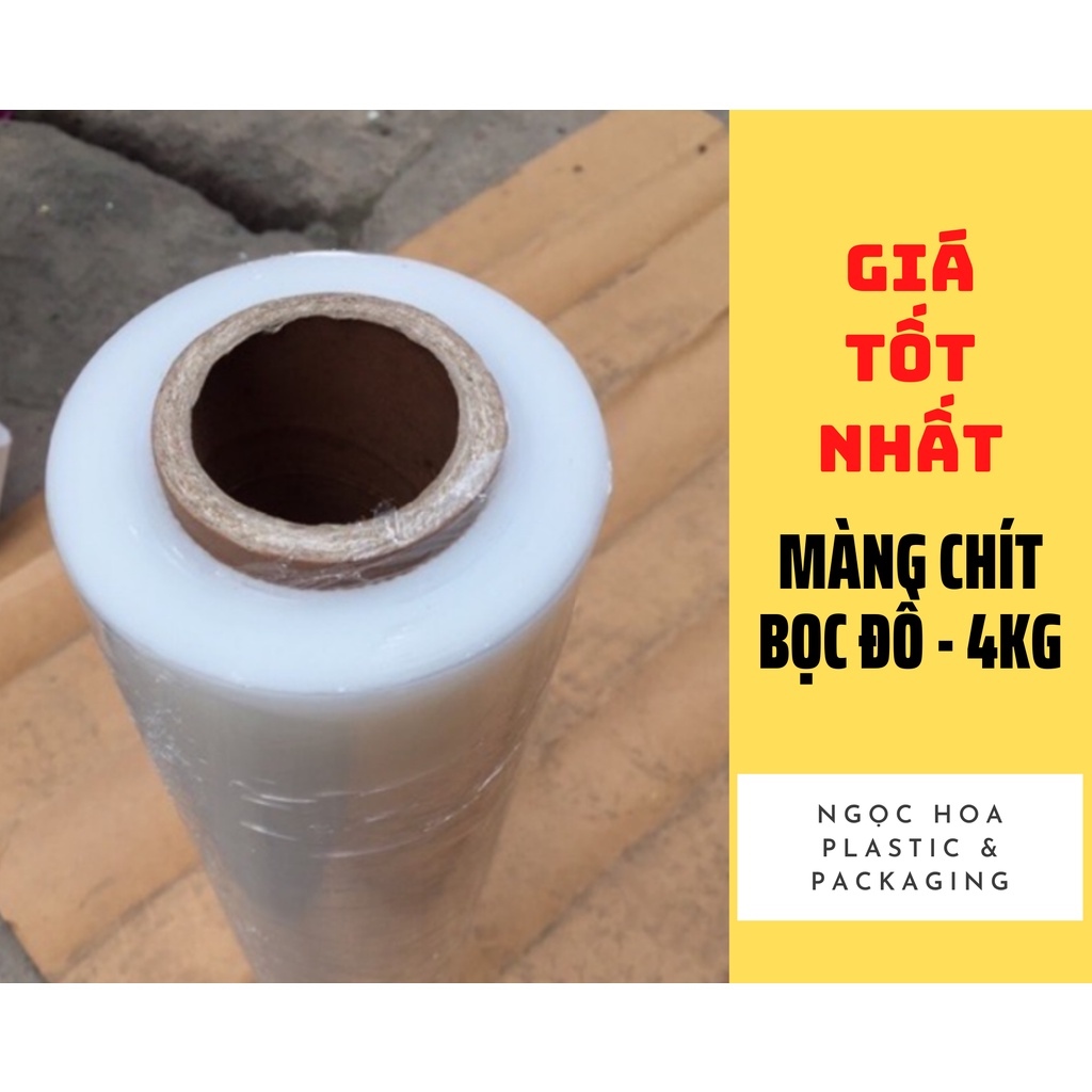☞ Cuộn màng chít - cuộn nilon PE (50cm- 4kg) bọc hàng cuốn đồ
