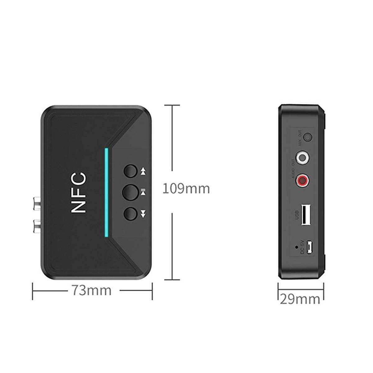 Thiết Bị Nhận Bluetooth Cho Loa Và Amply BT200 NFC - Desktop Bluetooth Receiver