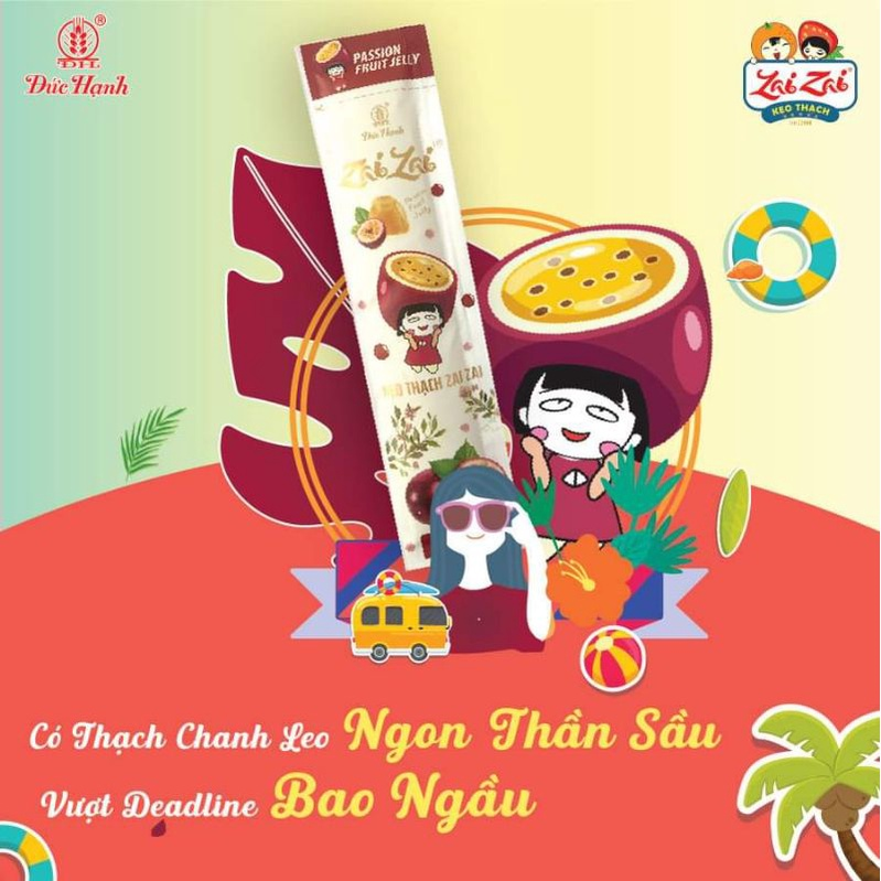Kẹo thạch Zaizai Đức Hạnh [Phiên bản thạch dài]
