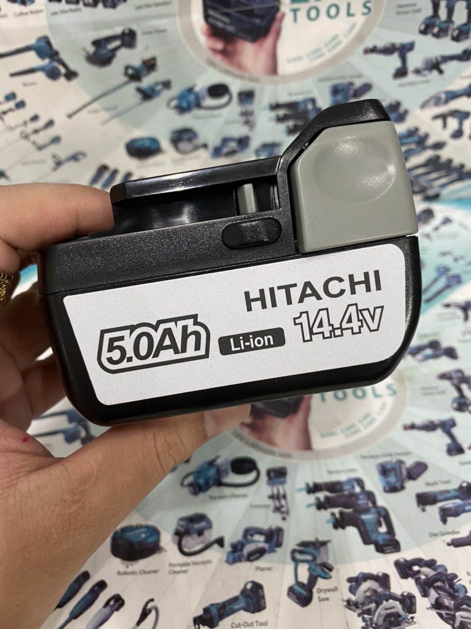 Pin Hitachi 4s 5Ah đóng cell Samsung 25R, nhận sạc zin.