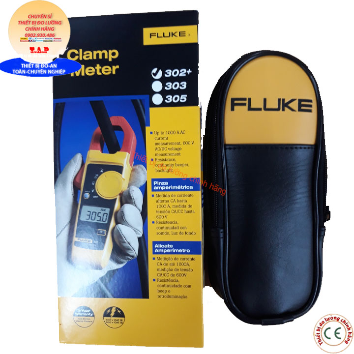 Ampe kìm Fluke 302+ dây đo Đài Loan