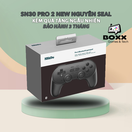 Tay cầm chơi game Bluetooth 8Bitdo Pro 2 Classic cho Nintendo Switch, Windows, Mac, Điện thoại
