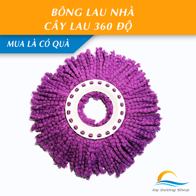 Bông lau nhà thay thế cây lau 360 dày dặn bông lau nhà 360 thấm hút tốt