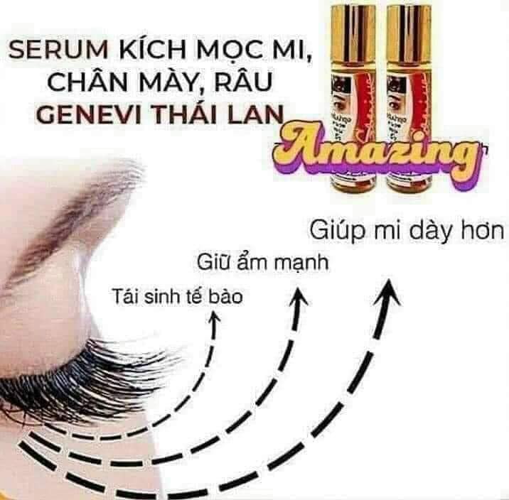 Serum Lăn làm dài mi, mọc mi Genive Thái Lan