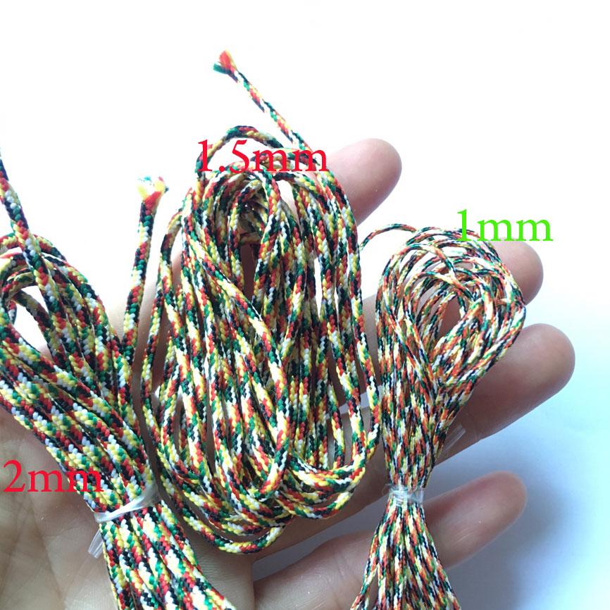 🌿 Dây dù ngũ sắc Tây Tạng (dây thổ cẩm)