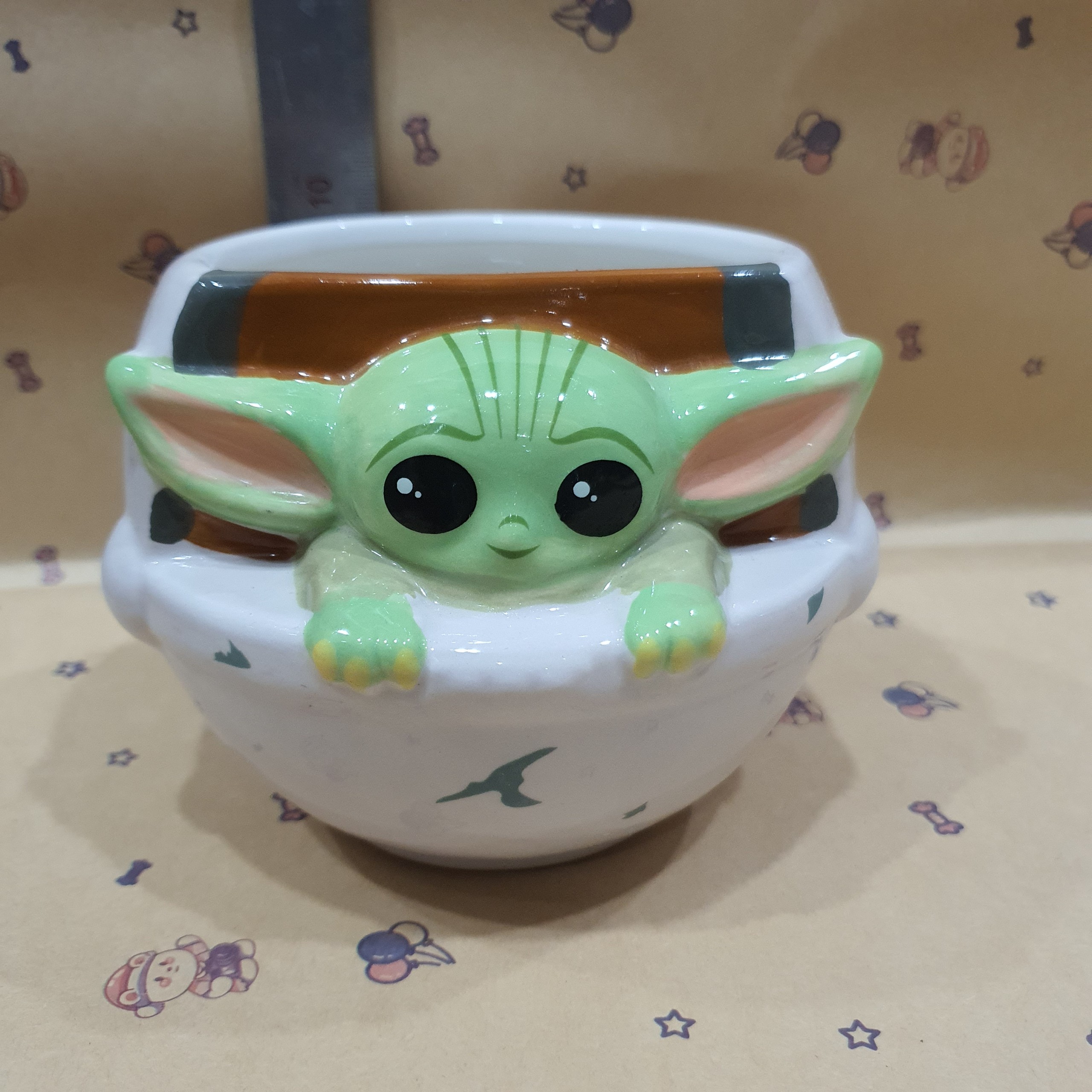 Disney Asda Star Wars Mandalorian The Child, Baby Grogu, the Mandalorian The Child Goblet Mugs
