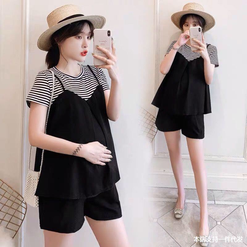 Bộ đồ bầu kết hợp sau sinh
