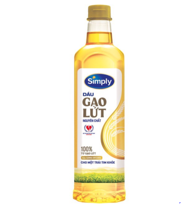 Dầu Simply Gạo Lứt Chai 1 Lít