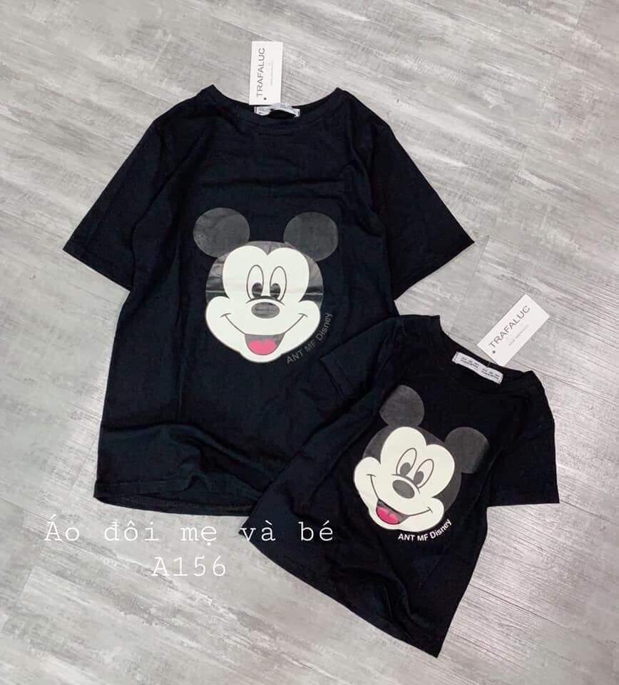 áo thun MICKEY màu hồng-đen-trắng đủ size -giá sĩ