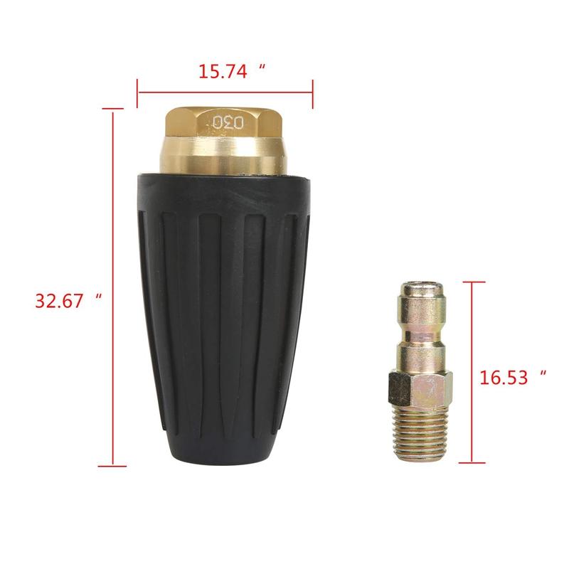 Universal Pressure Washer Turbo Nozzle For High Pressure Outlet Fitting