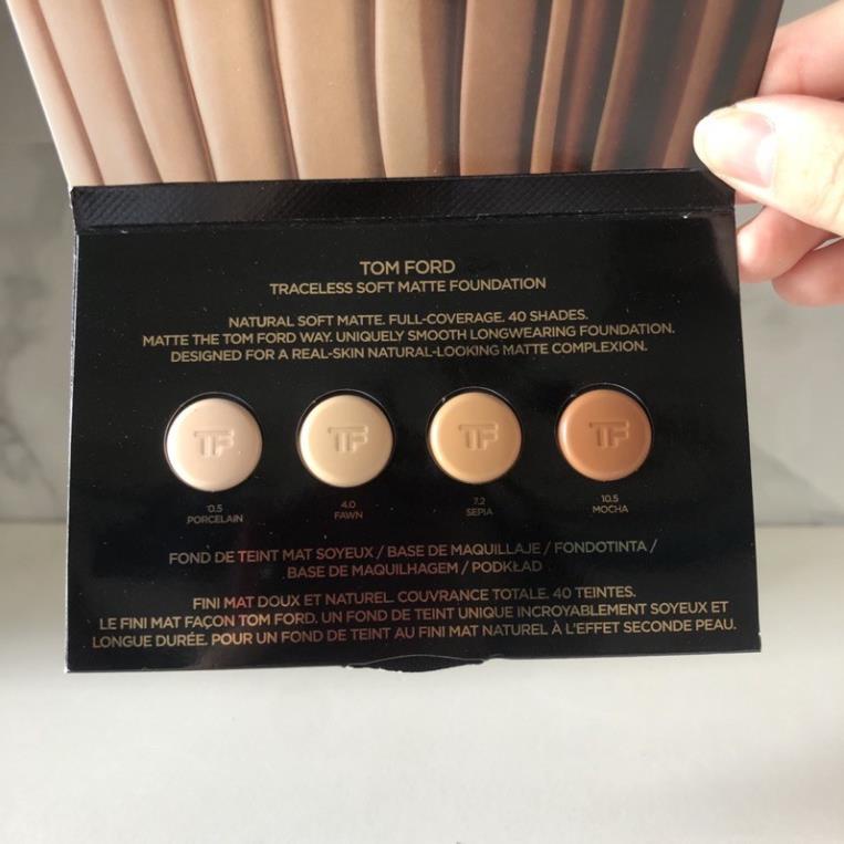 Sample Kem Nền TOM FORD Traceless Soft Matte Foundation Sample Card