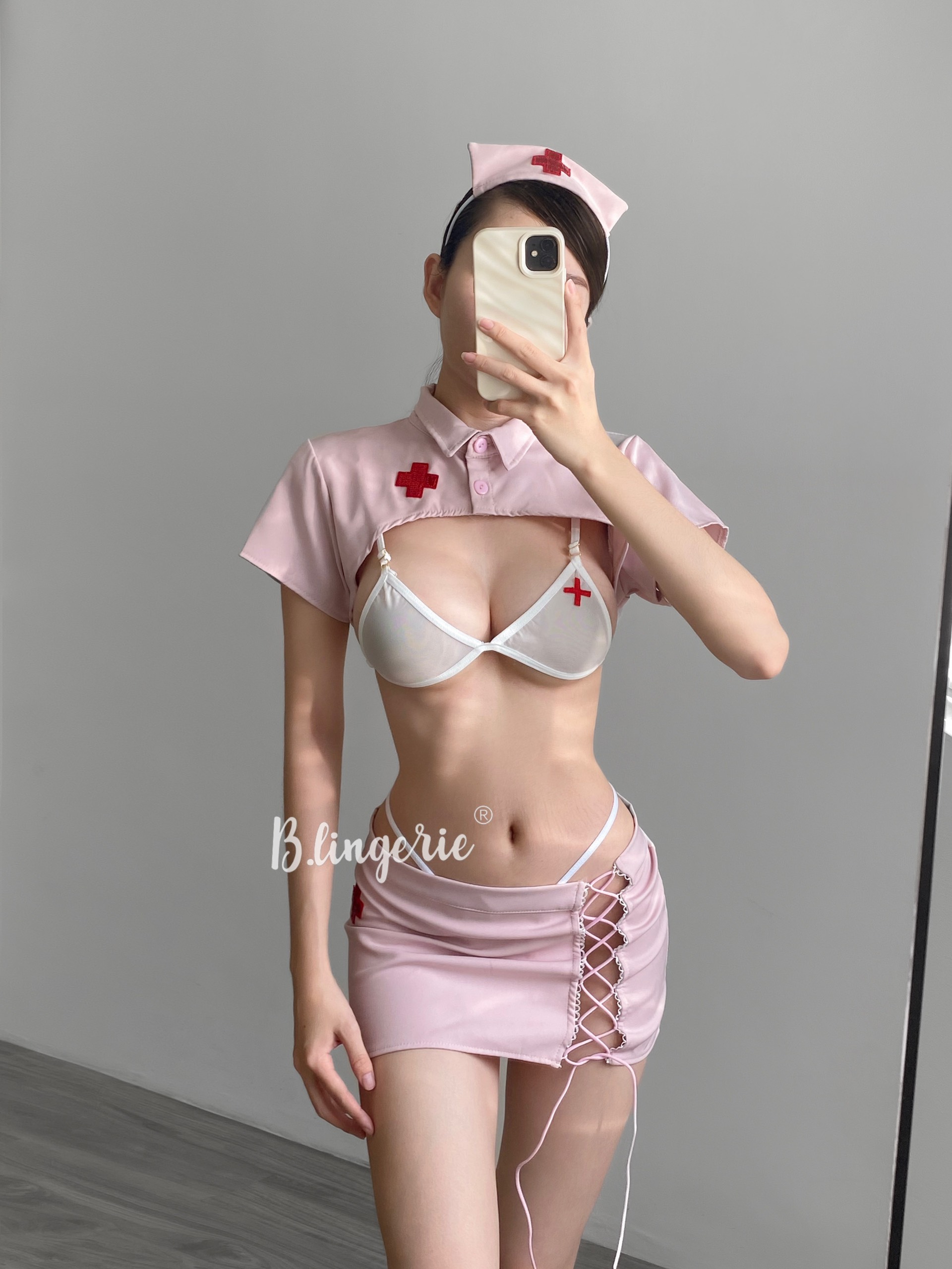 Bộ Cosplay Cô Y Tá Quyến Rũ - B.Lingerie