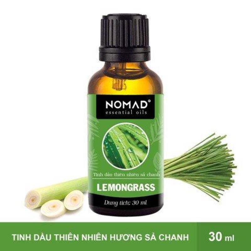 Tinh Dầu Thiên Nhiên Nguyên Chất 100% Hương Sả Chanh Nomad Essential Oils Lemongrass 30ml cao cấp