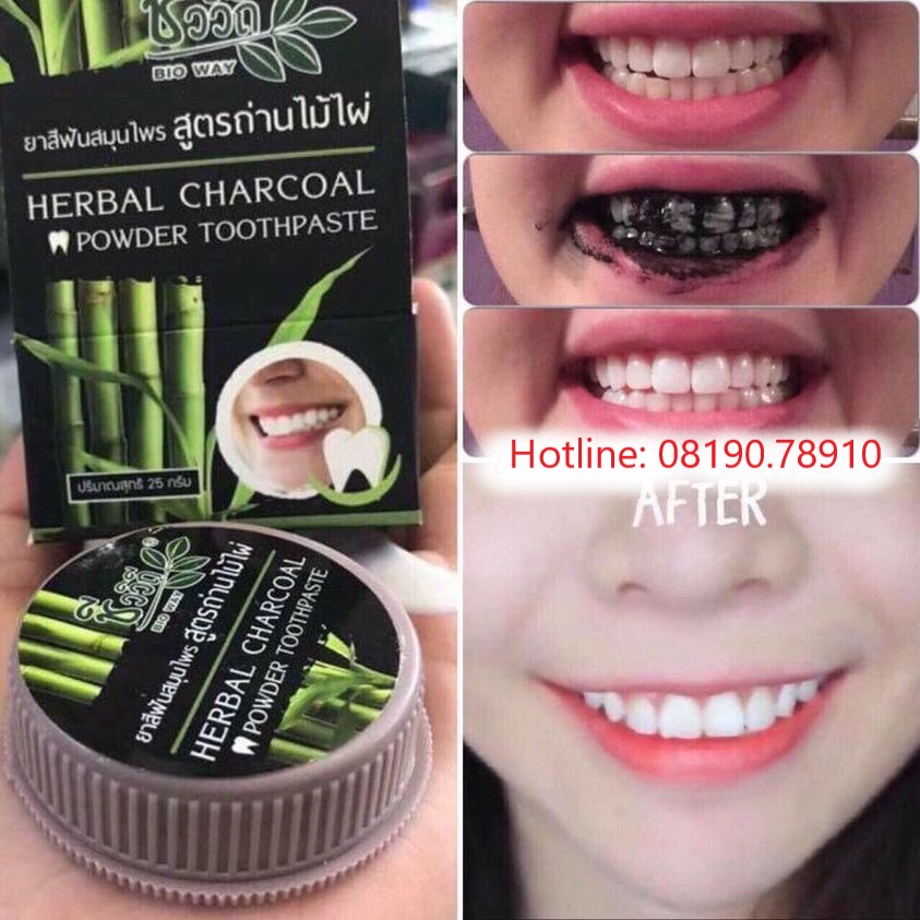 🌸🌱☘️ BỘT TẨY TRẮNG RĂNG THAN TRE THÁI LAN 🌸🌱☘️