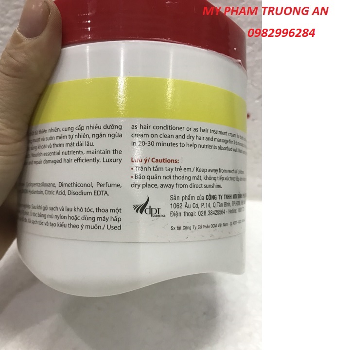 Kem hấp tóc hương hoa tulip 1000g