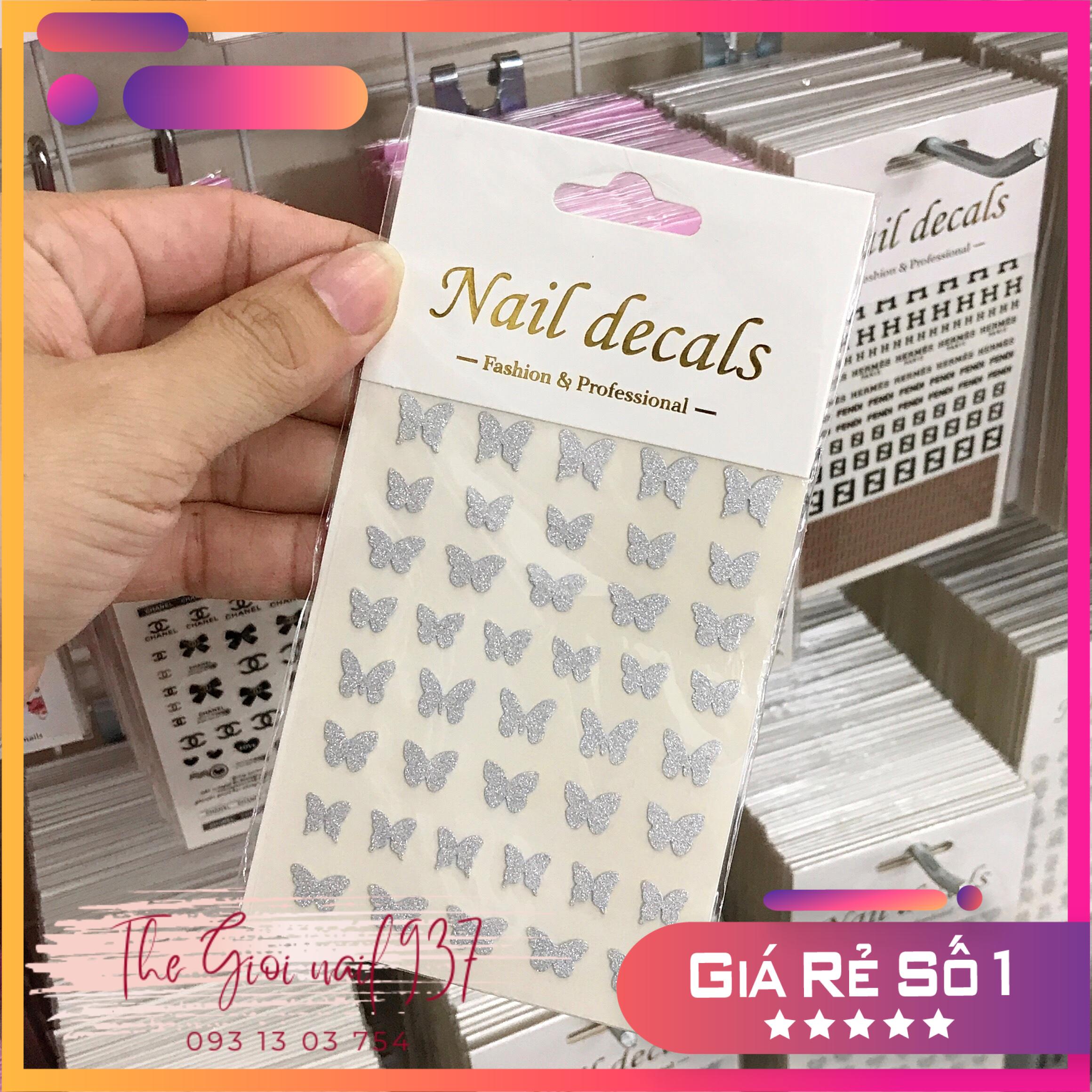 Nail sticker flash dán móng tay - Chân - Sticker flash siêu sáng - TGN937