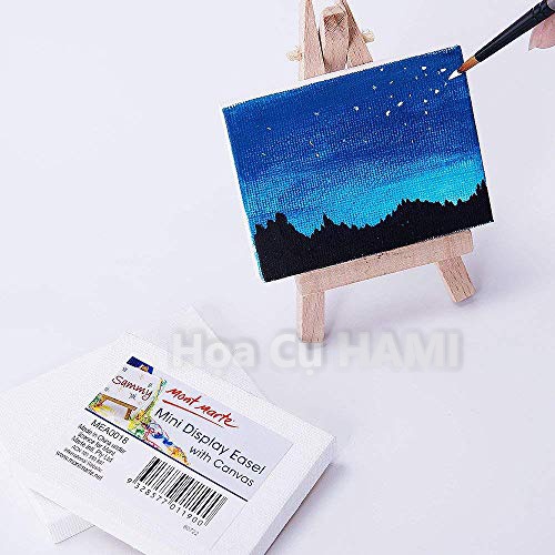 Toan Vẽ Mini Mont Marte Kèm Giá - Mini Display Easel With Canvas